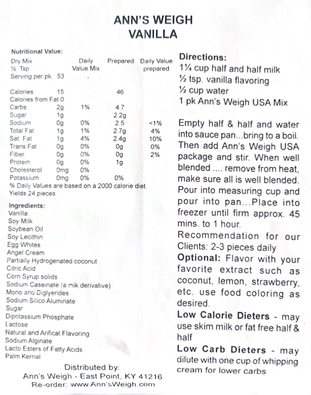 Ann's Weigh Candy Mix - 2 Pack